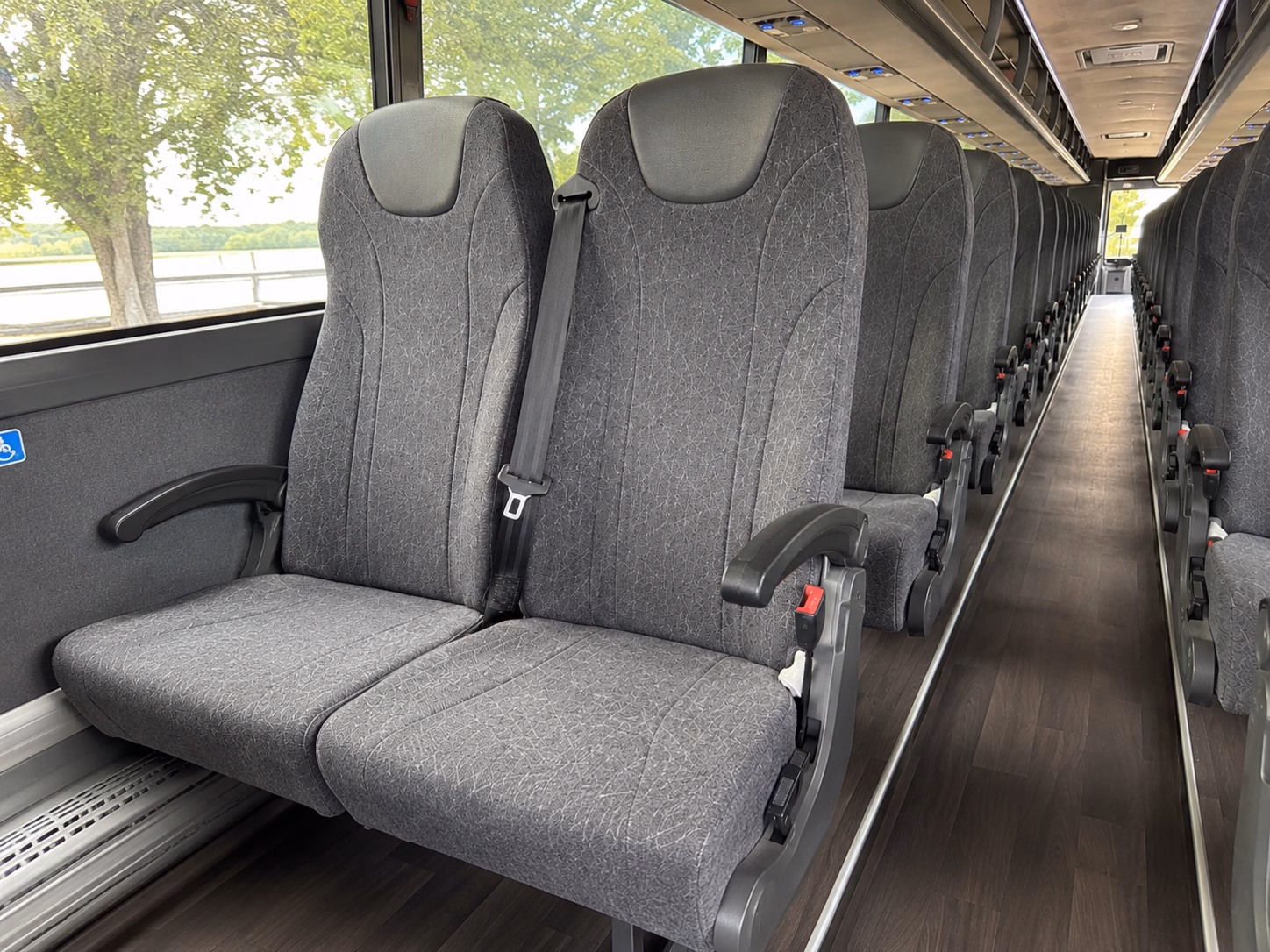 west covina charter bus interior