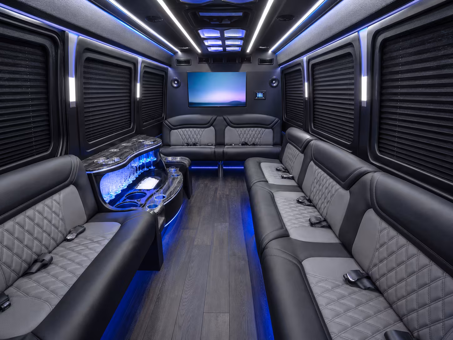 west covina corporate event transportation onboard seating