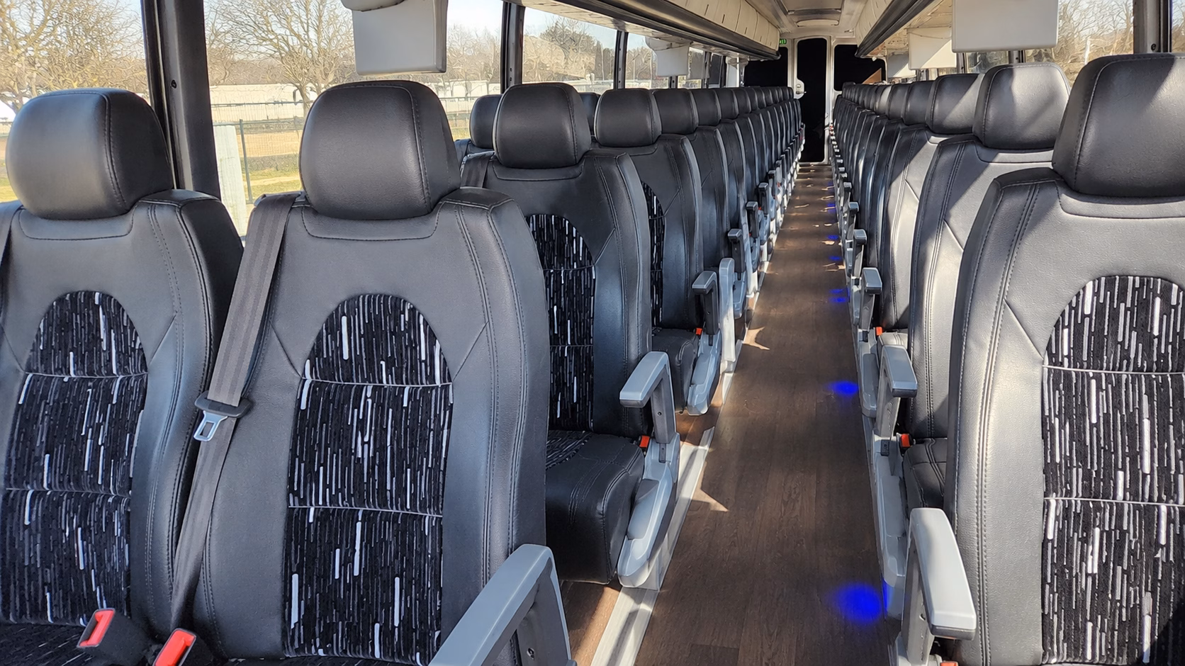 west covina employee transportation onboard seating
